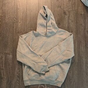 Abercrombie Oatmeal Heather Essential Popover Hoodie